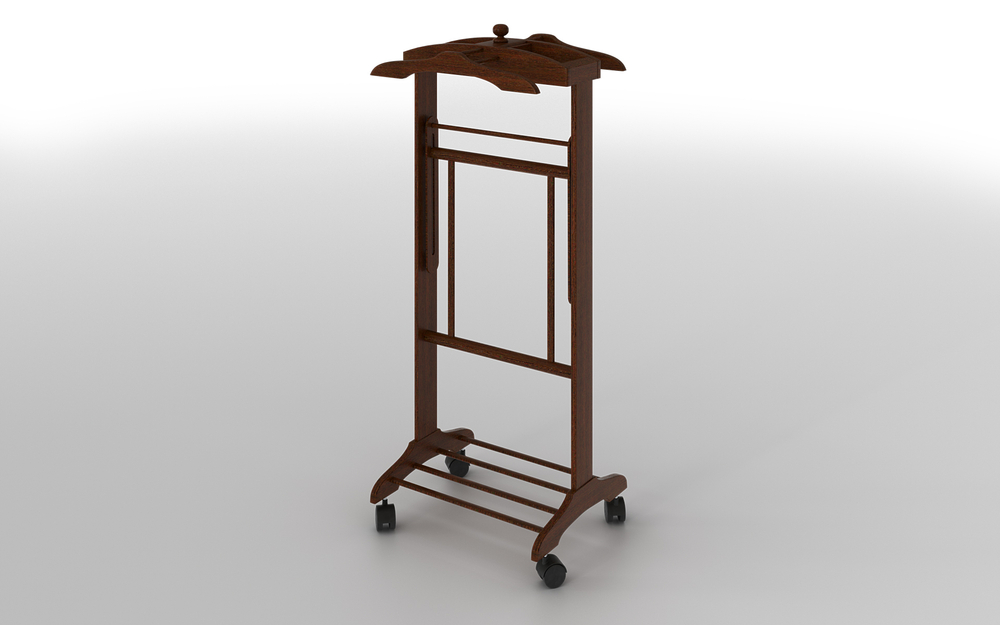 Вешалка напольная Элиса арт.V01-МТ003 (вишня тёмная №4)