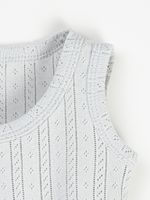 Комплект боди "Молоко/Жемчуг" из ажурного хлопка 0+