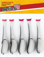 Рыбка поролоновая Helios HS-110-01 110мм 5шт На двойнике 2/0