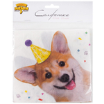 Салфетки «Собачки» фотографичные, 25 см / 33 см, 12 шт