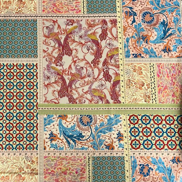 ДВОРЦОВАЯ РОСКОШЬ, ПЭЧВОРК - 100% ХЛОПОК 1