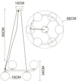 Подвесная люстра Arte Lamp