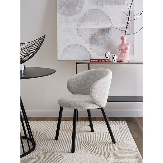 Стул comfy, рогожка, топленое молоко