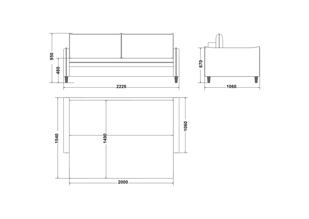 Диван "Ольборг", Новый Век, г. Екатеринбург