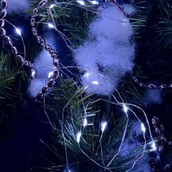 ULD-S0200-020-SСB-2AA WHITE IP20 DEW Гирлянда светодиодная Роса на батарейках 2AA не в-к. 2м. 20 светодиодов. Белый свет. Провод медный. TM Uniel