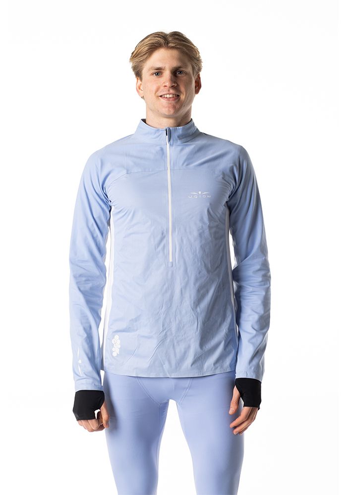 ЛОНГСЛИВ С МЕМБРАННОЙ ВСТАВКОЙ МУЖСКОЙ 3/4 ZIP LONG SLEEVE WIND BREAKER | SERENITY
