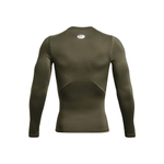 Баскетбольная футболка UNDER ARMOUR HG ARMOUR COMP LS MARINE OD GREEN / WHITE