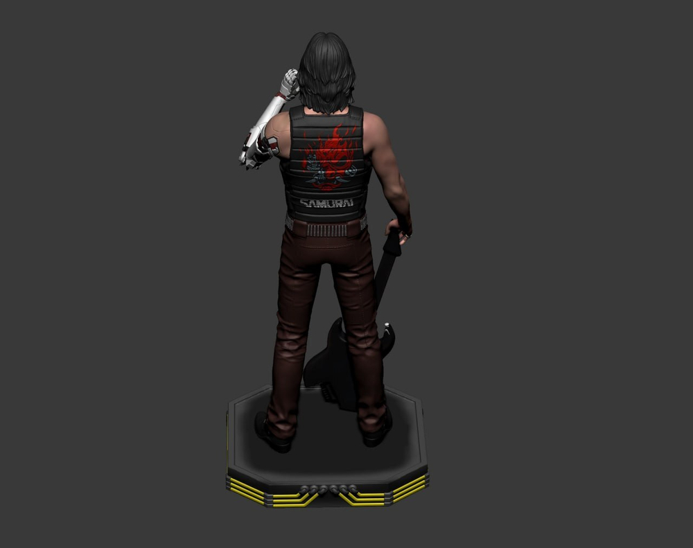 Джонни Сильверхенд Киберпанк 2077 Фигурка Johnny Silverhand Cyberpunk 2077