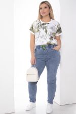 Футболка Джунгли (белая) Б8719 LT Collection