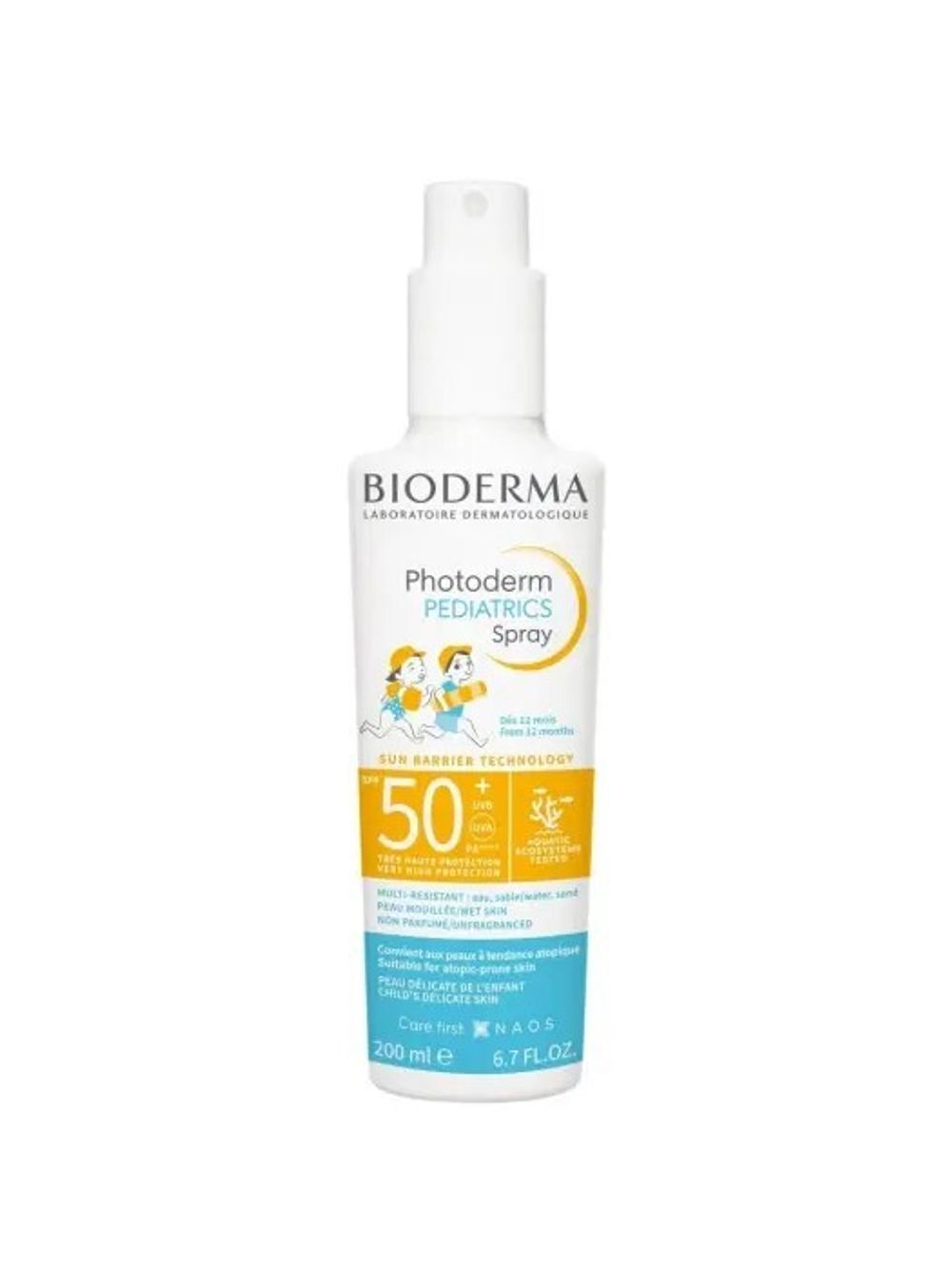 Bioderma Photoderm PEDIATRICS Spray Солнцезащитный детский спрей SPF50+, 200 мл
