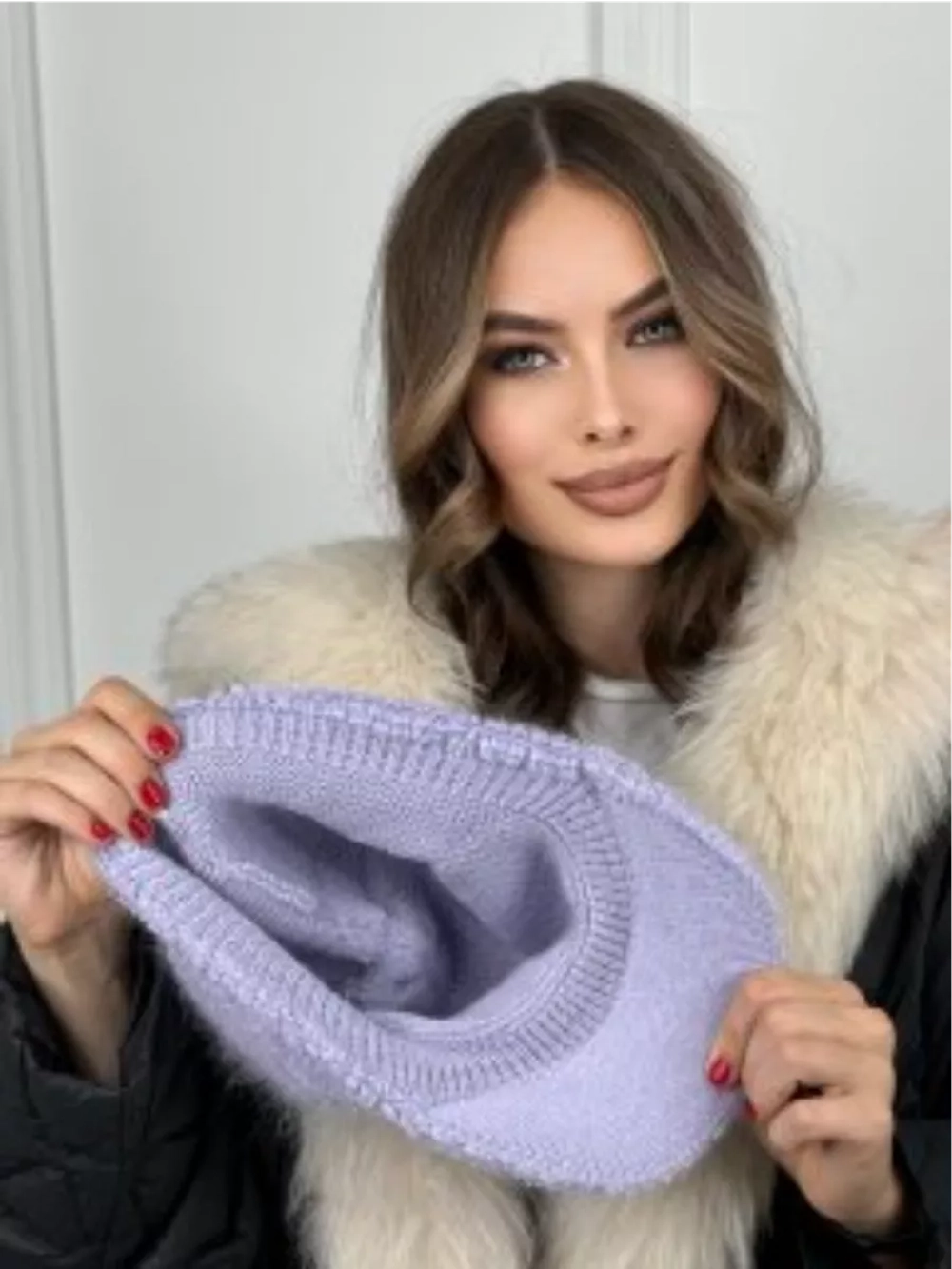 Шапка кепи зимняя с козырьком