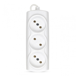 Удлинитель Smartbuy, 3 гнезда 3 метра 6А/1,35кВт без заземления 2х0,75 (SBE-10-3-03-F)