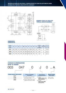 Гидрозамок двухсторонний 003.047.AWO.A G1/4, 15 л/мин, VBPDE A