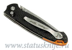 Нож Чебуркова Скаут дамаск и карбонфотография - 8