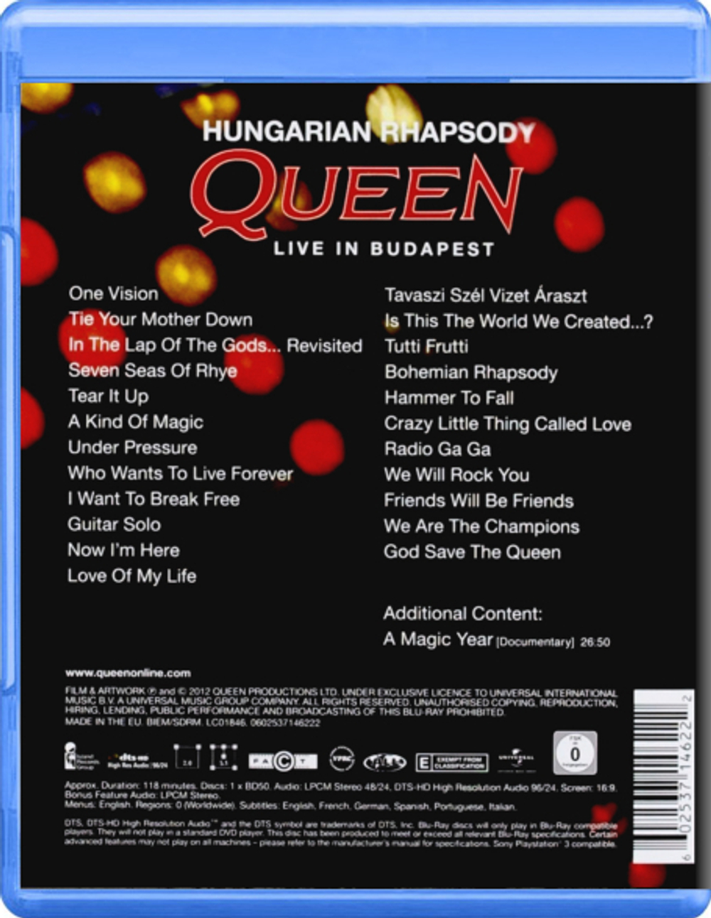 Queen / Hungarian Rhapsody - Live In Budapest (Blu-ray)