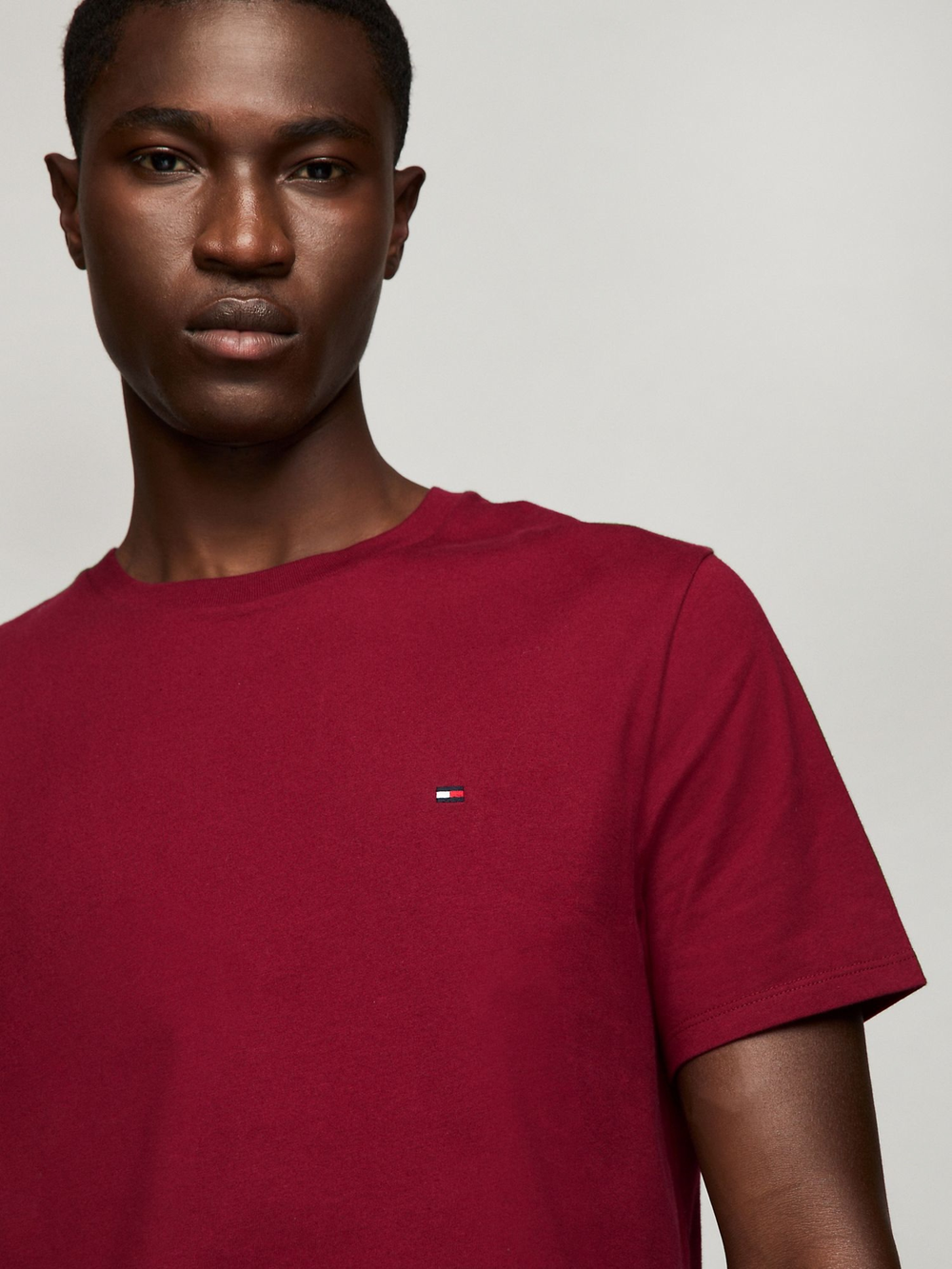 Футболка Tommy Hilfiger Solid Deep Rouge