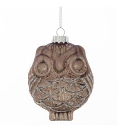 GAEM Украшение новогоднее "Сова", L7 W5,5 H9 см, 2в.