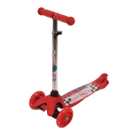 Самокат 3х кол. 55см,макс.высота ручки 62см.колесаPUсвет,макс.вес45кг