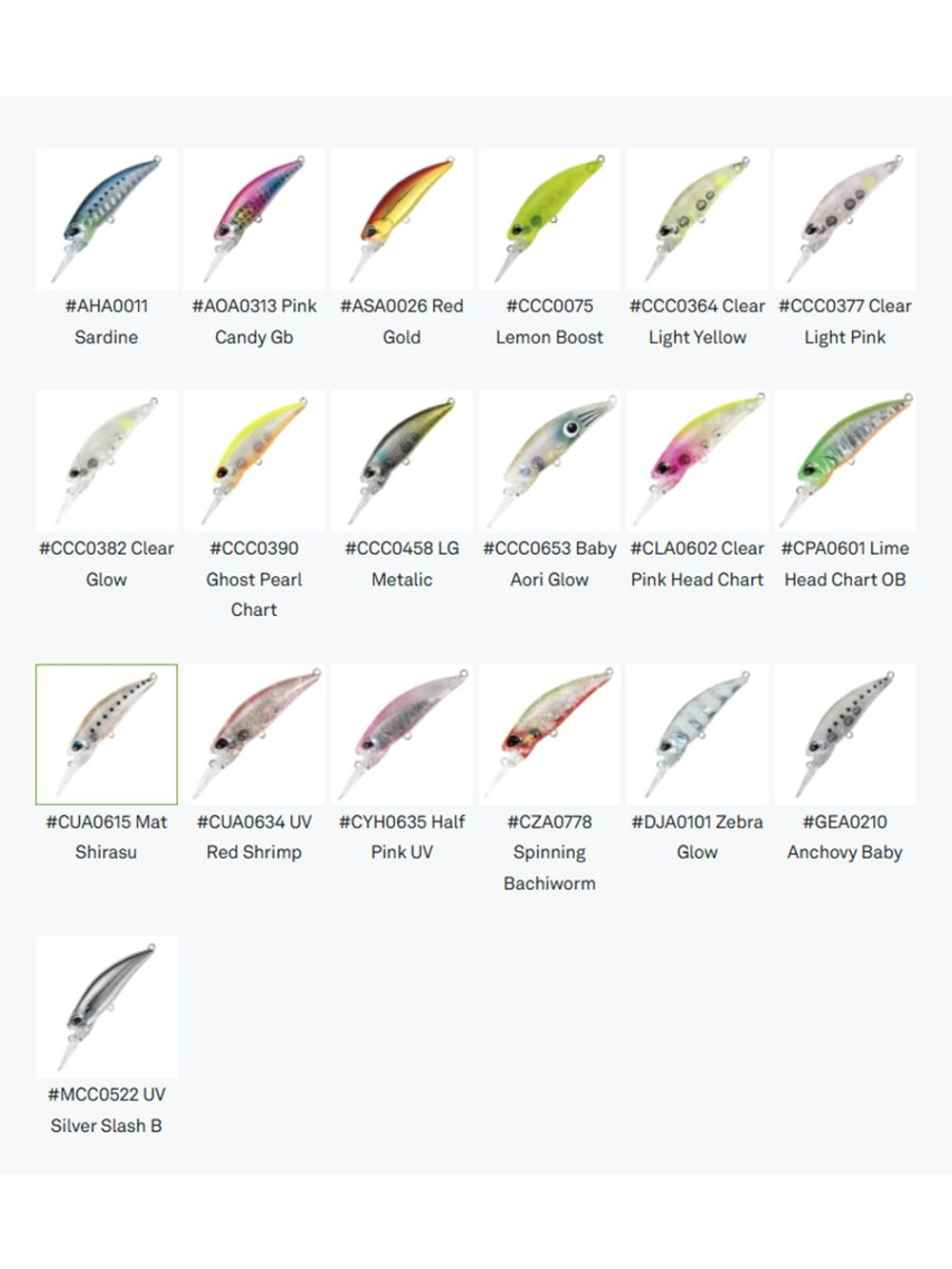 Воблер DUO Tetra Works Toto Shad 48 S, CLA0602 Clear Pink Head Chart