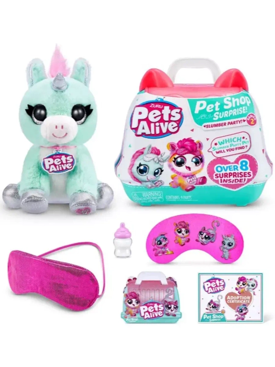 Мягкая игрушка сюрприз Зуру Pets Alive Pet Shop Surprise 2