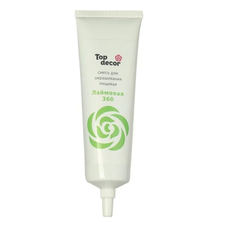 Смесь для окрашивания пищевая Top Decor Лаймовая 100 гр