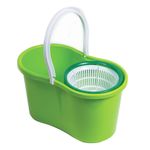 Набор для уборки LAIMA, ведро 7 л/5 л с отжимом, швабра с круглой насадкой (2 шт., крепление кольцо)