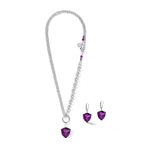 Колье Coeur de Lion Magic Crystal Amethyst 5054/10-0824 цвет фиолетовый