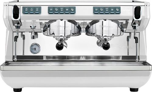 Кофемашина NUOVA SIMONELLI Appia LIFE 2gr V 220V white+high groups+economizer