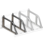 Опорные стойки быстрого крепления для модульного органайзера кузова в DODGE Ram и Ford Bronco Raptor