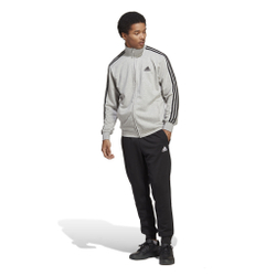 Мужские теннисные Костюмы adidas Sportswear Basic 3-Stripes French Terry Tracksuit Men - Grey, Black