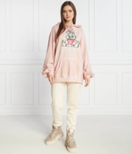 Худи xbrandalised leon washed bunny GUESS - пудро-розовый(W3BQ03 K9R31)