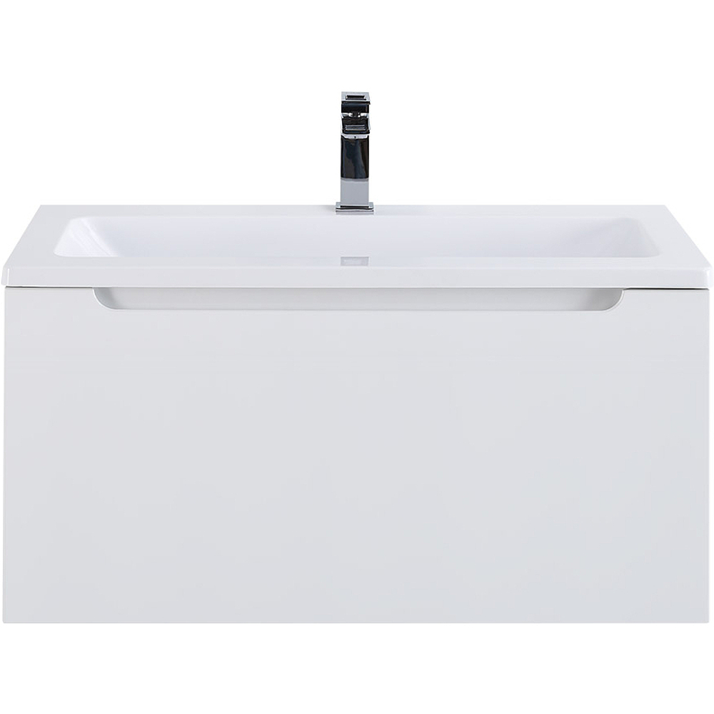 Тумба под раковину BelBagno Etna-M 80 ETNA-M-800/380-1C-SO-BL подвесная Bianco Lucido