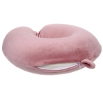 Подушки дорожная «TRIP - Comfort», мемори-эффект, цвет тёмный пудровый