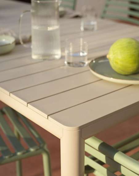 Стол раздвижной Tevere, 210-275х100 см, бежевый