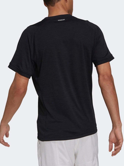 Футболка мужская теннисная Adidas Tennis Freelift T-Shirt M - black/white
