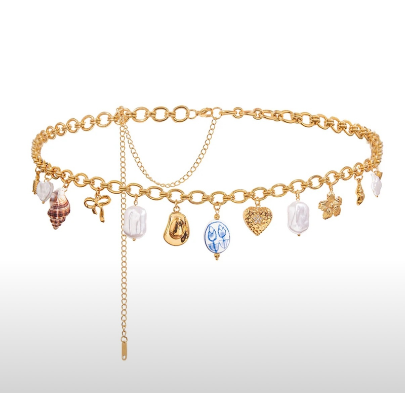 Пояс с ракушками