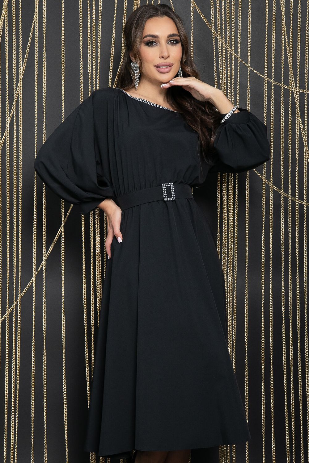 Платье Утонченный вкус (черное) П11728 LT Collection