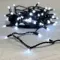 Гирлянда Нить 10 м., холодный белый, 220В, 75 LED, Провод Черный Каучук, IP65, LTC (LL75-1-2W)
