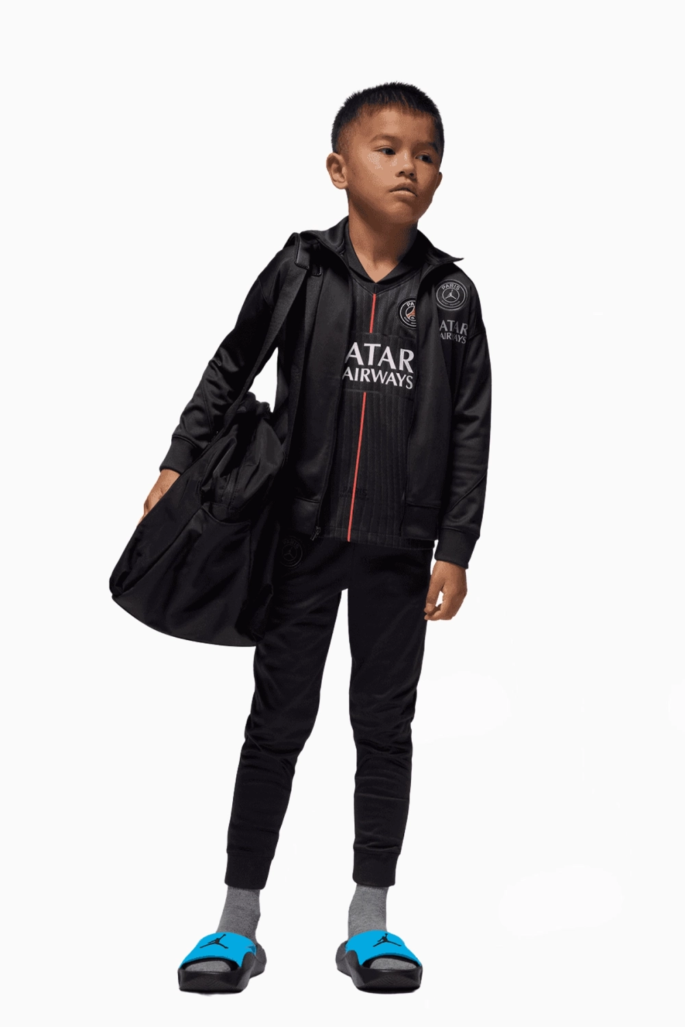 Спортивный костюм Nike PSG x Jordan 25/26 Strike Little Kids - черный