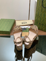 Gucci Horsebit Flatform Sandal