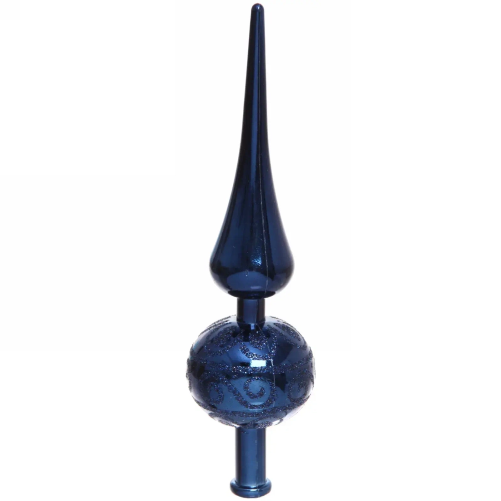 Верхушка на ёлку 23 см «Волшебный узор», Сапфир