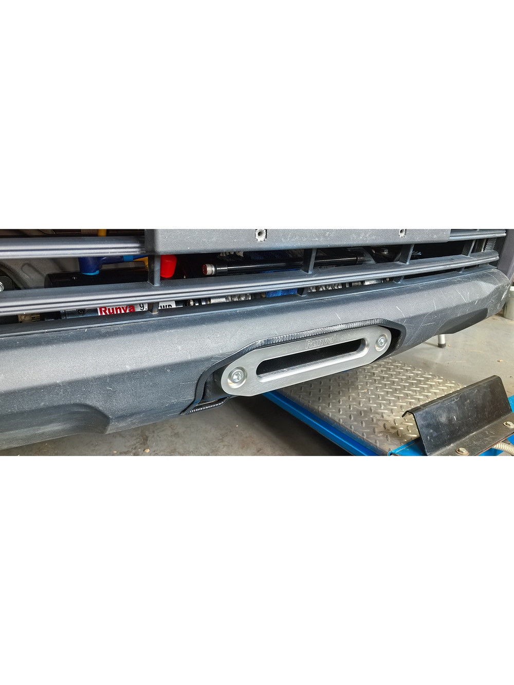 Площадка РИФ под лебёдку в штатный бампер Haval H5 2023+