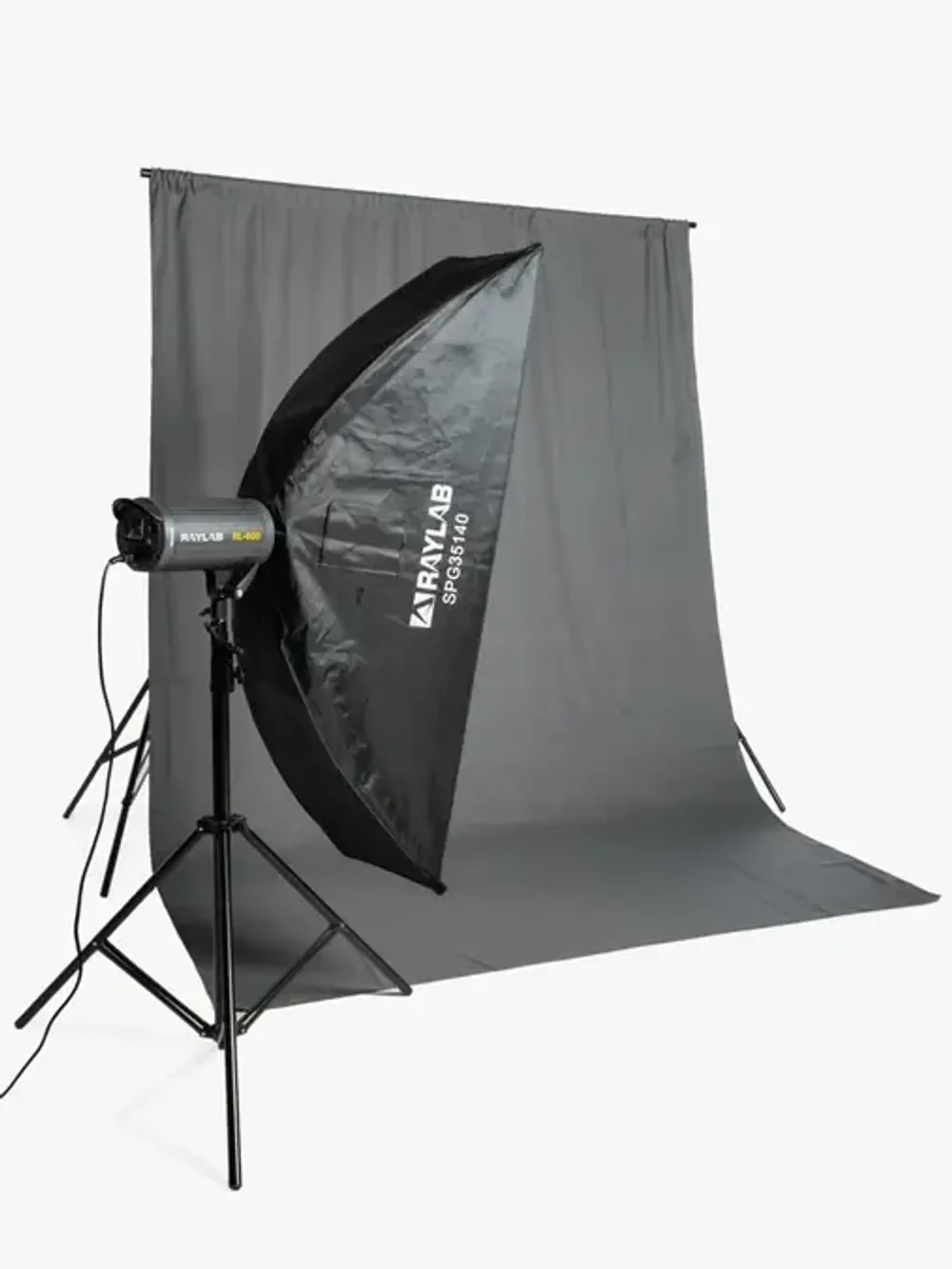 Фон тканевый Raylab RL-BP01 2х3 S серый полиэстер