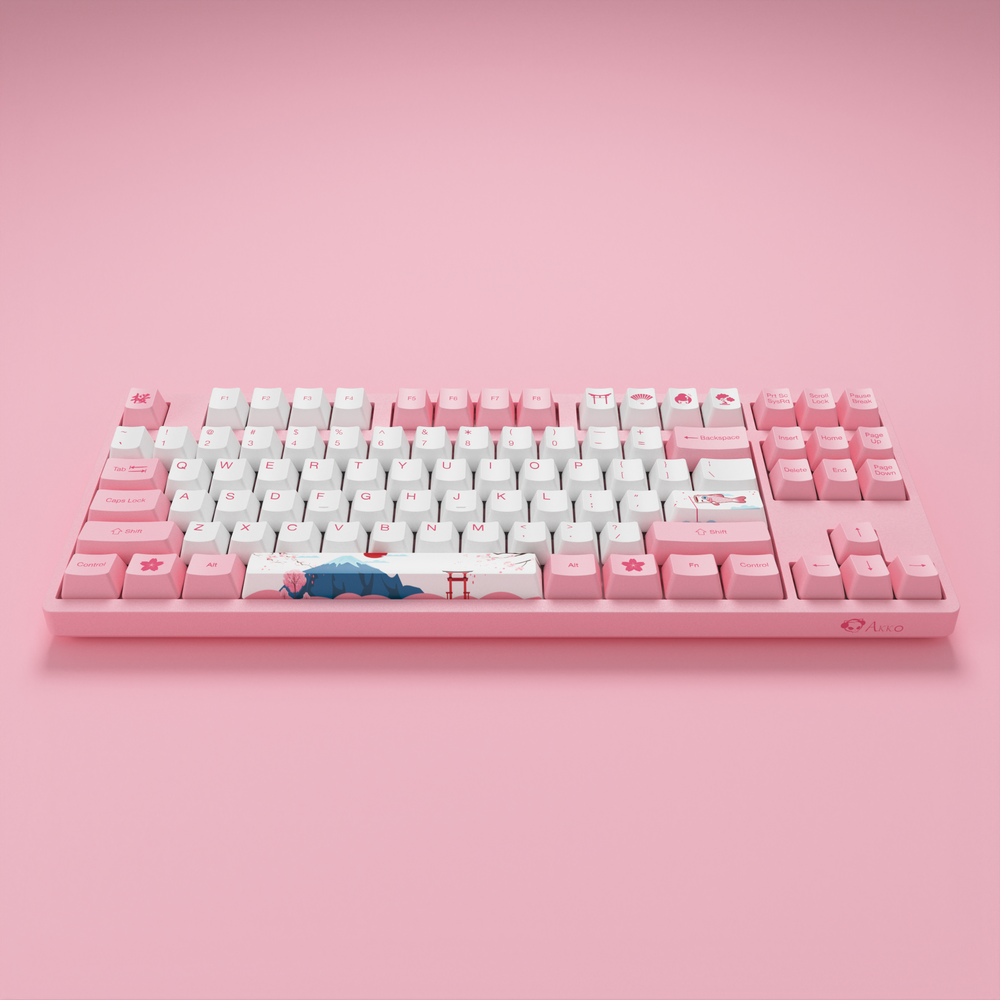 Игровая механическая клавиатура AKKO 3087 World Tour Tokyo R1 (Rus) Pink V2