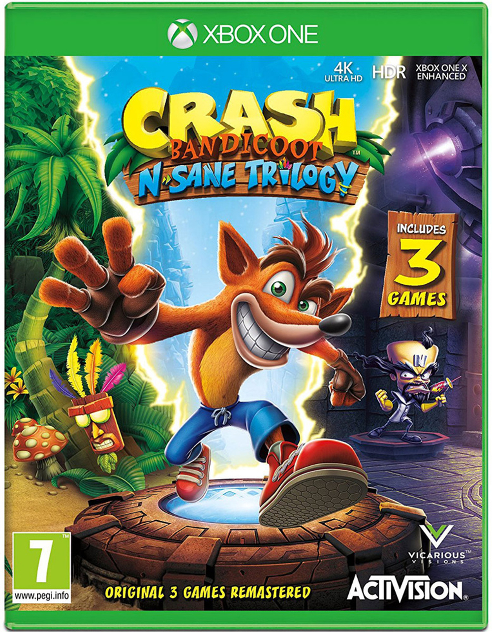 Crash Bandicoot N Sane Trilogy [Xbox one] Б/У