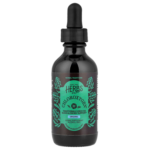 Herbs Etc., ChlorOxygen®, оригинальный вкус, без спирта, 59 мл (2 жидк. унции)