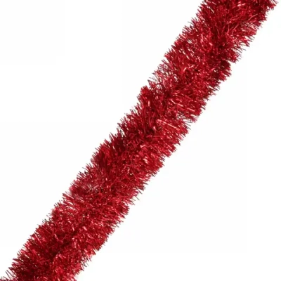 Мишура 2 м 9 см «Сияние», Красный