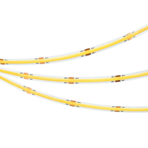 Светодиодная лента Arlight 8W/m 320LED/m CSP теплый белый 50М COB-X320-8mm 48V Warm3000 043244