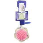 Расческа массажная детская «ФРАТТИ БУМ», девочка Аля, форма цветочек, 16*8см (блистер Ультрамарин)