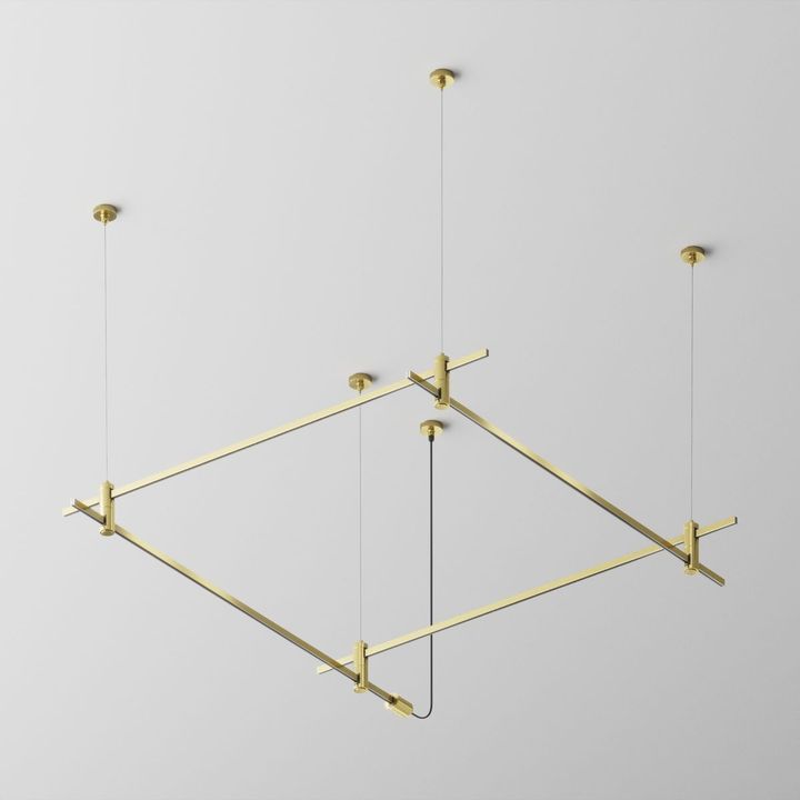 Основание на тросовых подвесах Hang для трековых светильников Maytoni Technical Flarity TFC-Flar-H08-BS